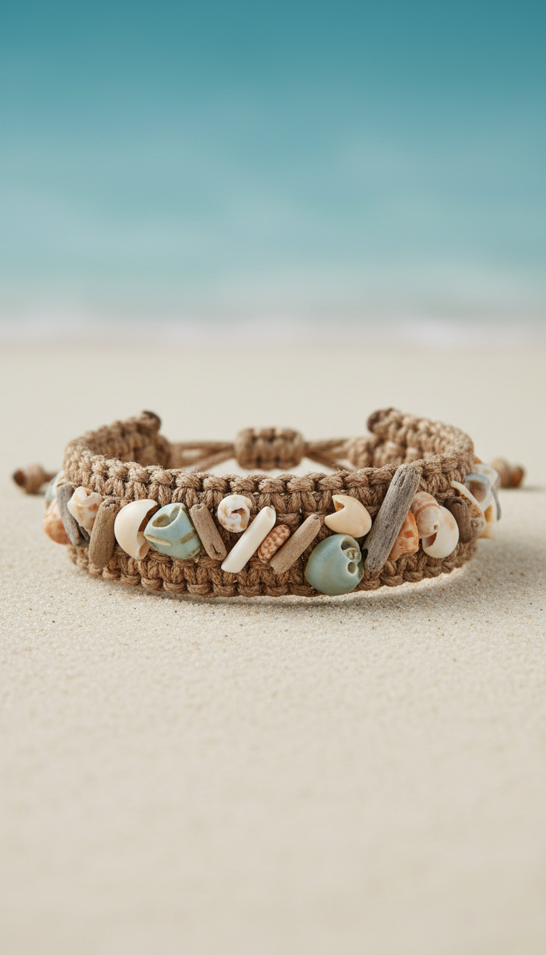 Driftwood Shell Bracelet